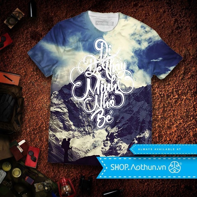 Áo Phượt ĐI ĐỂ THẤY MÌNH NHỎ BÉ | BigBuy360 - bigbuy360.vn