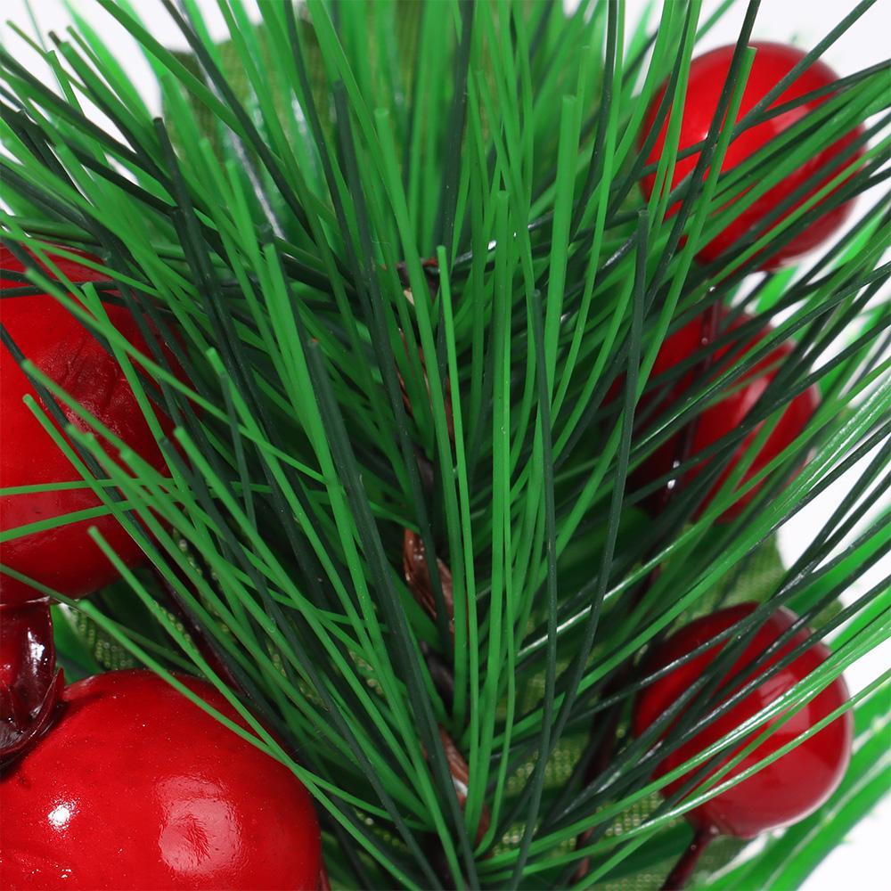 Nhánh Quả Thông Đỏ Nhân Tạo Dùng Gói Quà Giáng Sinh
