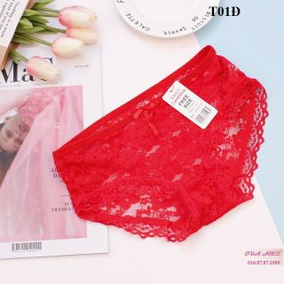 Set 5 quần lót nữ ren mềm, mịn thoáng mát evanice t01.