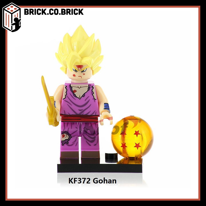 Lego Dragon Ball Đồ chơi lắp ráp minifigure và non lego nhân vật trong anime Bảy viên ngọc rồng KF6030