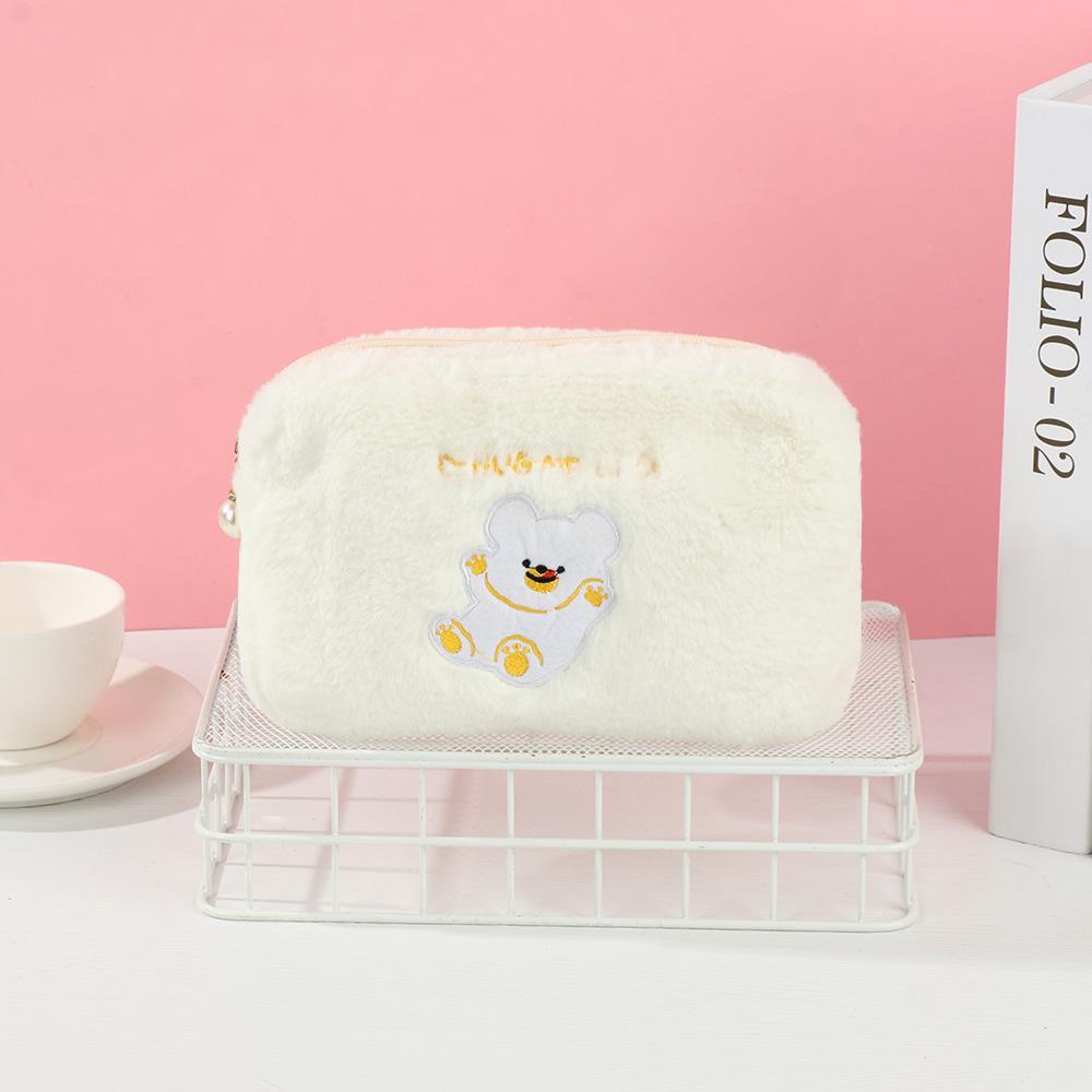 Túi Đựng Mỹ Phẩm Hình Gấu Hoạt Hình Đáng Yêu