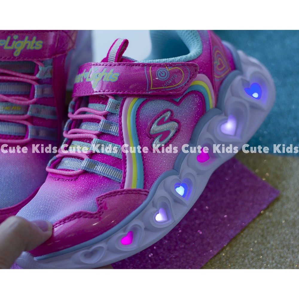 Giày Skechers Timpink-blackmint-blackdom-bacangel-hồnghearlight