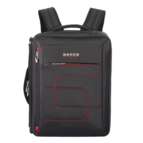 Balo/Cặp Xách Laptop 15.6 inch Đa Năng Sakos Flash 10 - Hàng Chính Hãng