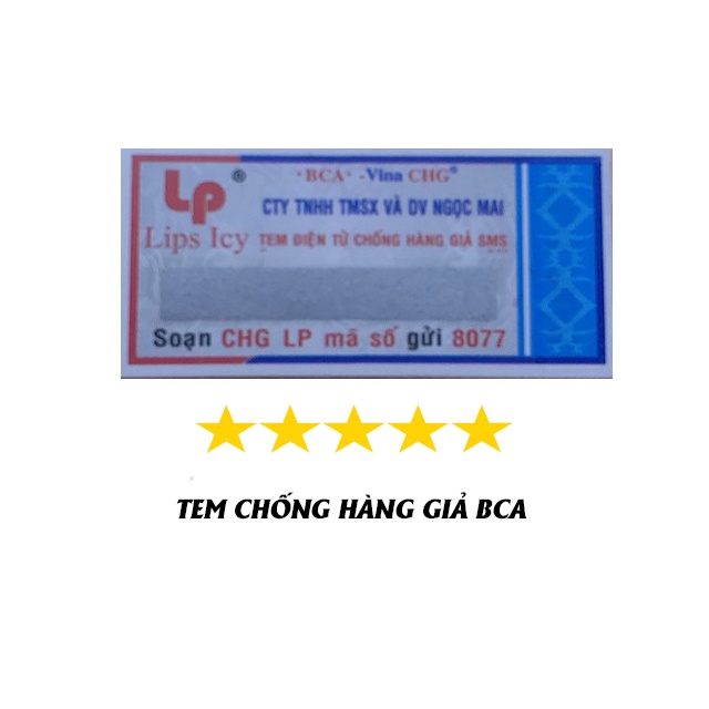 Son môi LP Lips Icy  LÌ, MỀM, MƯỢT, KHÔNGLEM