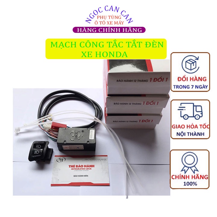 Mạch Công Tắc Tắt Đèn Passing , SH , Lead , Airblade , vison , Wave A