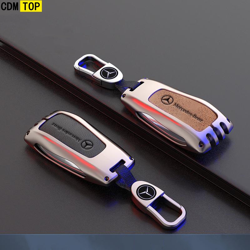 Vỏ Bọc Bảo Vệ Chìa Khóa Xe Hơi Benz E300l glc260 Bằng Hợp Kim Kẽm