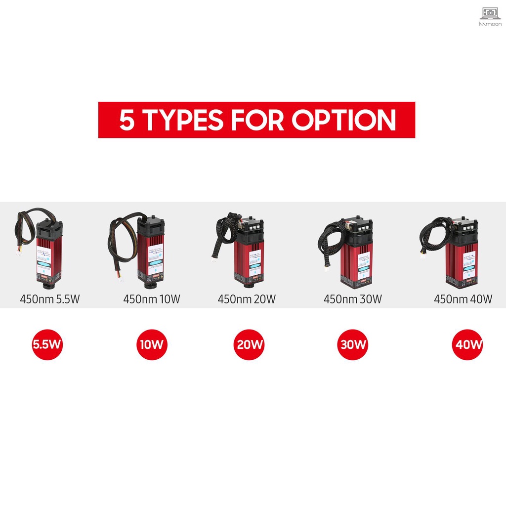 Mô Đun Laser 5.5w 450nm Chuyên Dụng Cho Máy Khắc Laser