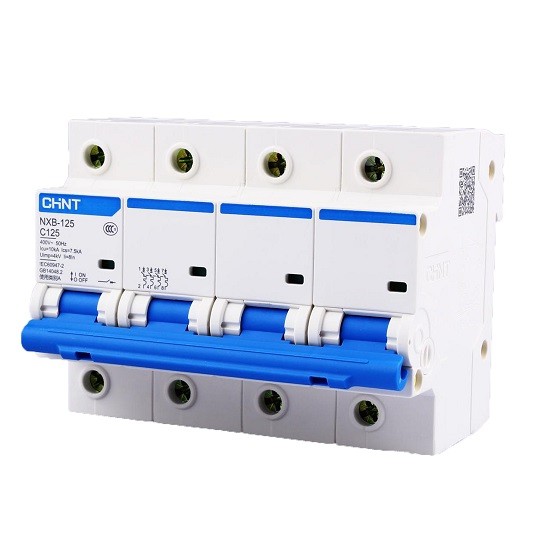 Cầu dao tự động ChinT NXB-125 4P 80A, 100A, 125A