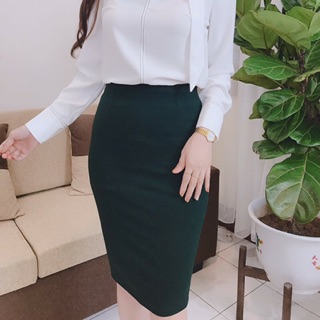 Chân váy bút chì chất cát Hàn công sở