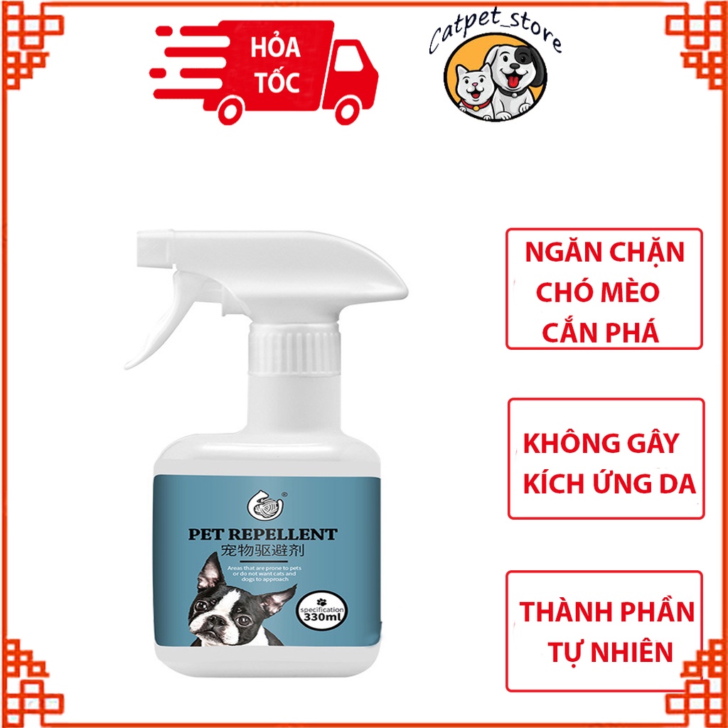 Xịt xua đuổi chó mèo,xịt xua đuổi thú cưng PET REPELLENT,ngăn chó mèo của bạn cắn phá đồ đạc, chó mèo tránh xa