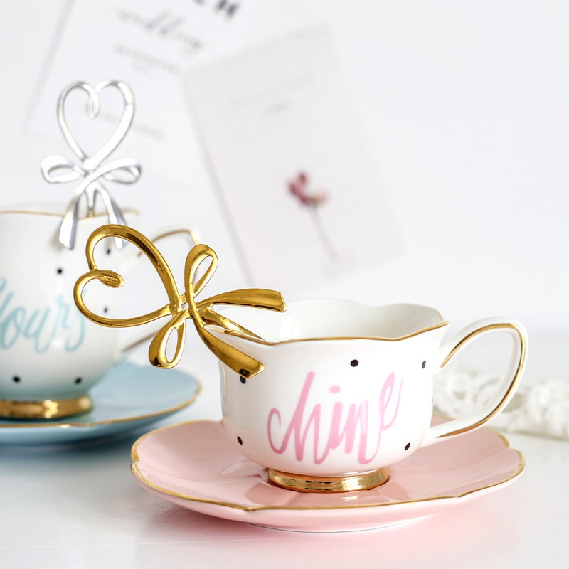 Muỗng cà phê hình nơ bướm bằng thép không gỉ