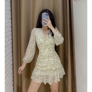 Đầm ORI - Đầm nhún eo cách điệu