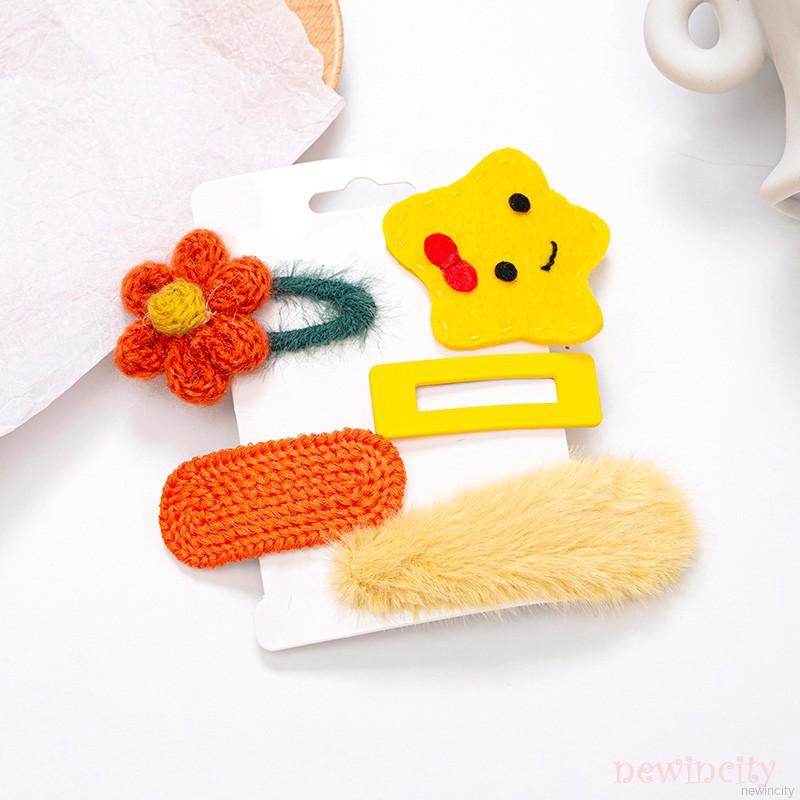 Set kẹp tóc tạo hình trái cây dễ thương cho bé gái