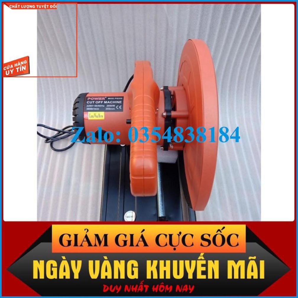 Máy cắt sắt Power 2000w P6355| máy cắt bàn siêu khoe