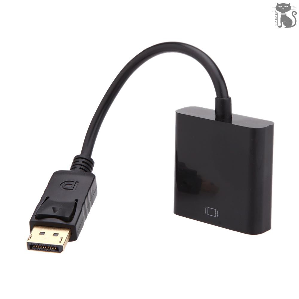 COD☆ Hot-selling 1080p DP DisplayPort Male to VGA Female Converter Adapter Cable