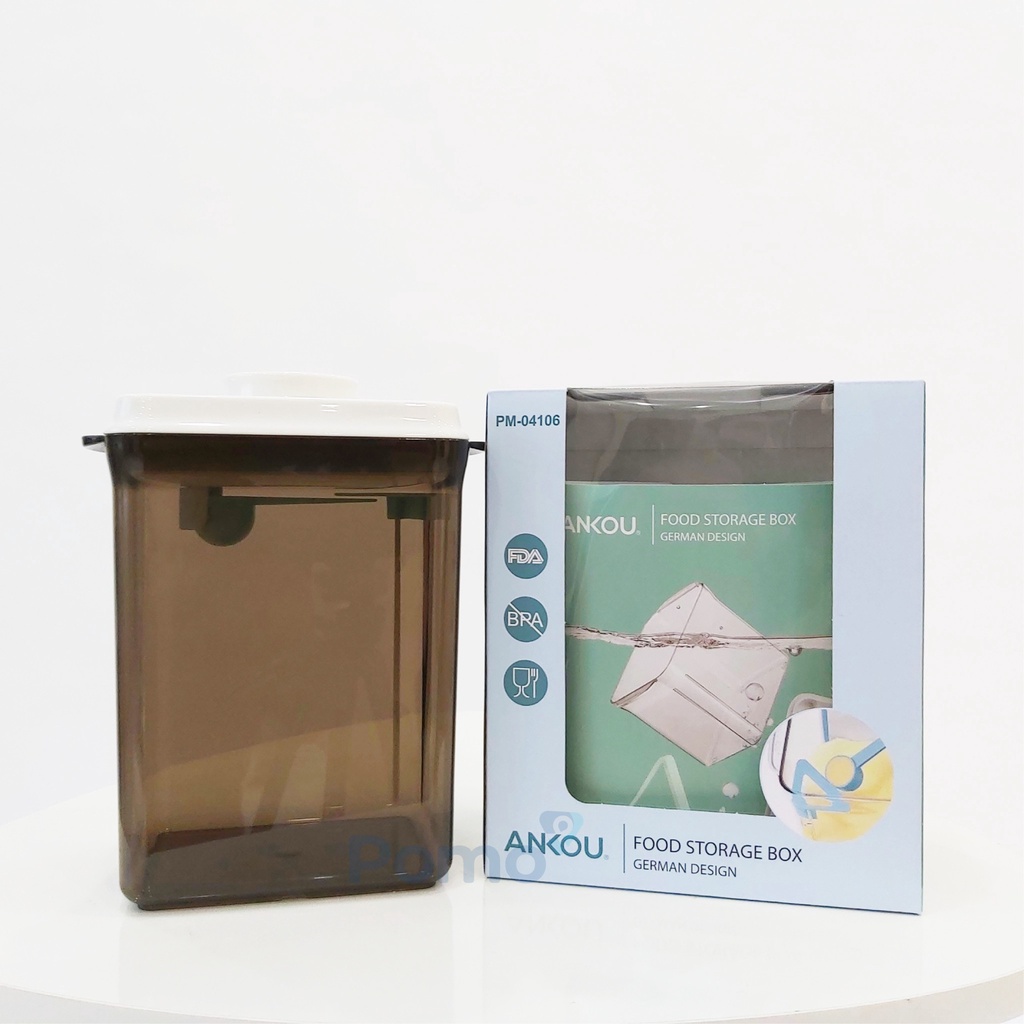 Hộp đựng sữa bột, hộp bảo quản sữa công thức an toàn cho bé, hộp đựng sữa Ankou 2.3L/ 1.7L