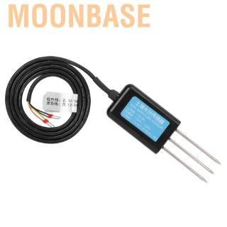 Moonbase Soil Moisture Sensor Humidity Temperature Electrical Conductivity Tester Meter RS485 Output