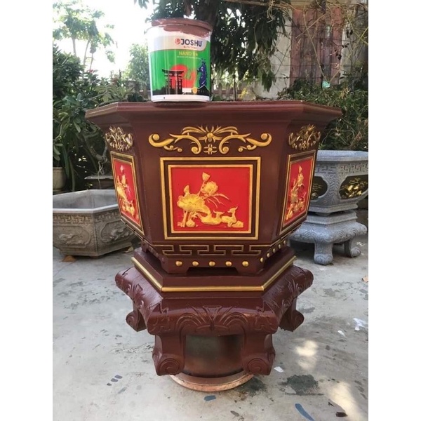 Khuôn đúc chậu lục giác 80