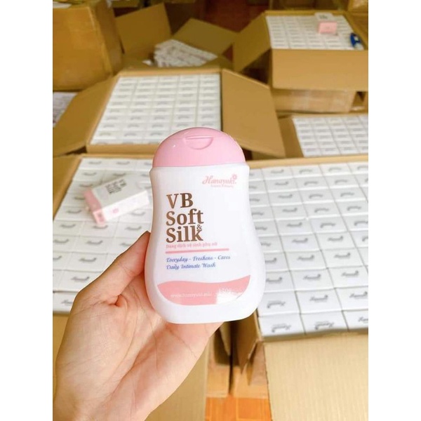 Dung dịch vệ sinh VB Soft Silk Màu Hồng của Hanayuki