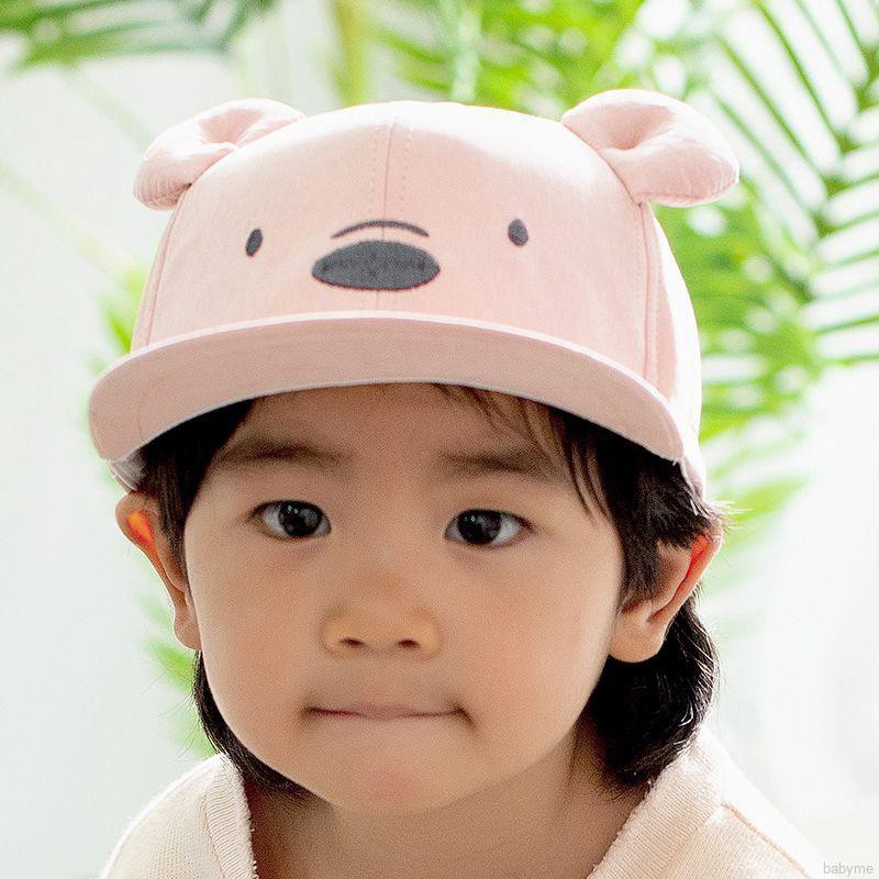 Mũ lưỡi trai thêu họa tiết động vật cho bé