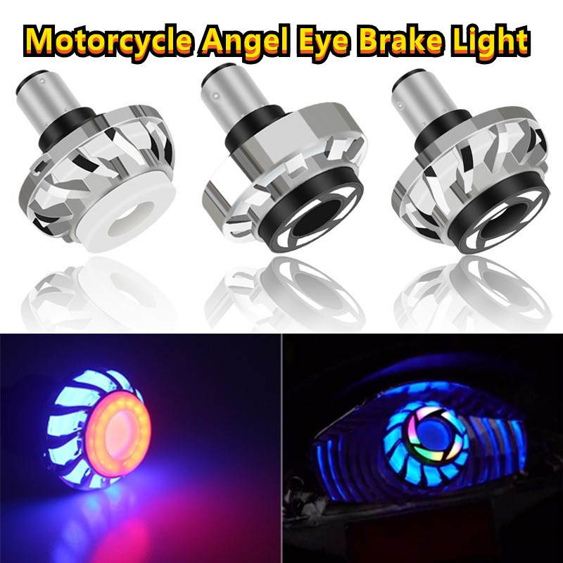 Đèn LED Mắt Thiên Thần Gắn Đuôi Xe Máy Thông Dụng