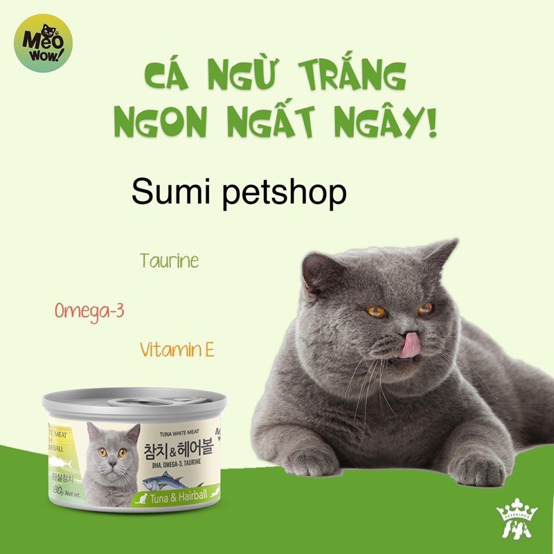 Combo 10 hộp pate , thịt hộp meowow cho chó mèo nhập khẩu Hàn Quốc