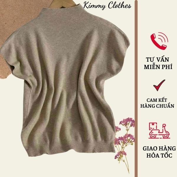 Áo len nữ tay hến, áo kiểu xuất dư co giãn 4 chiều