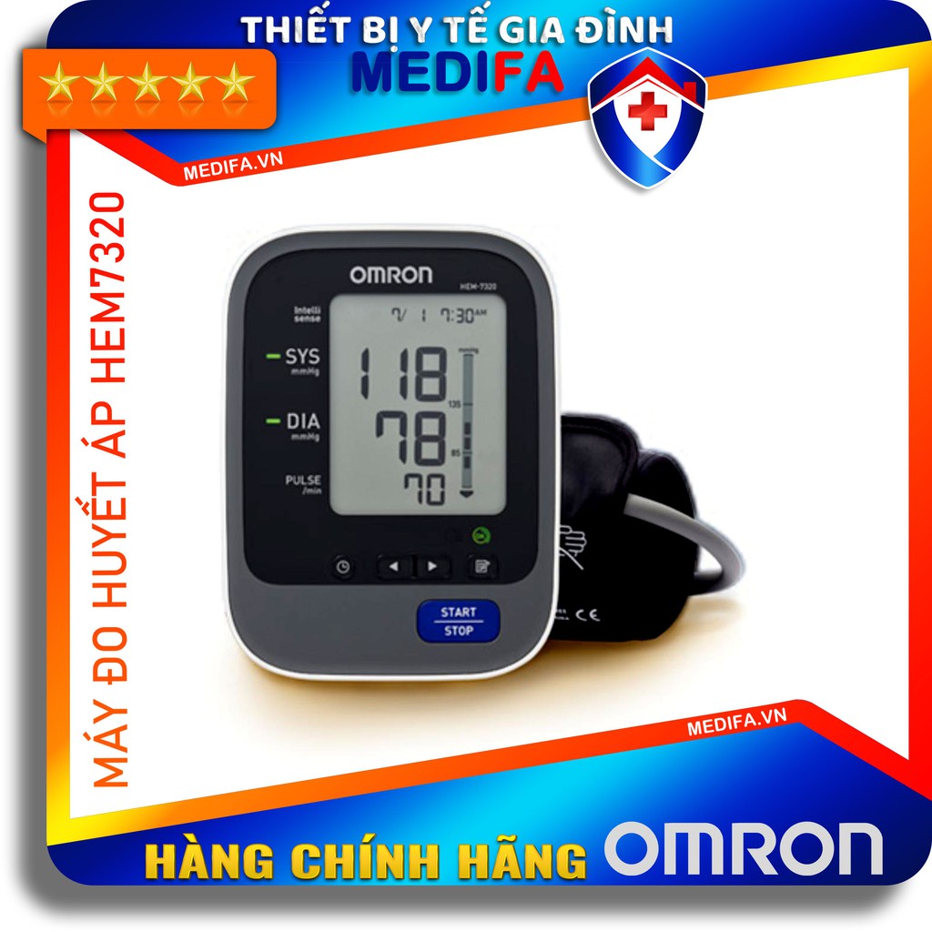 Máy đo huyết áp bắp tay Omron HEM-7320