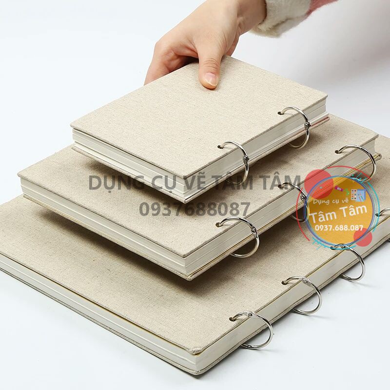 -Sổ vẽ chì, Sổ Sketchbook, Sổ Khuyên A5/A4/A3