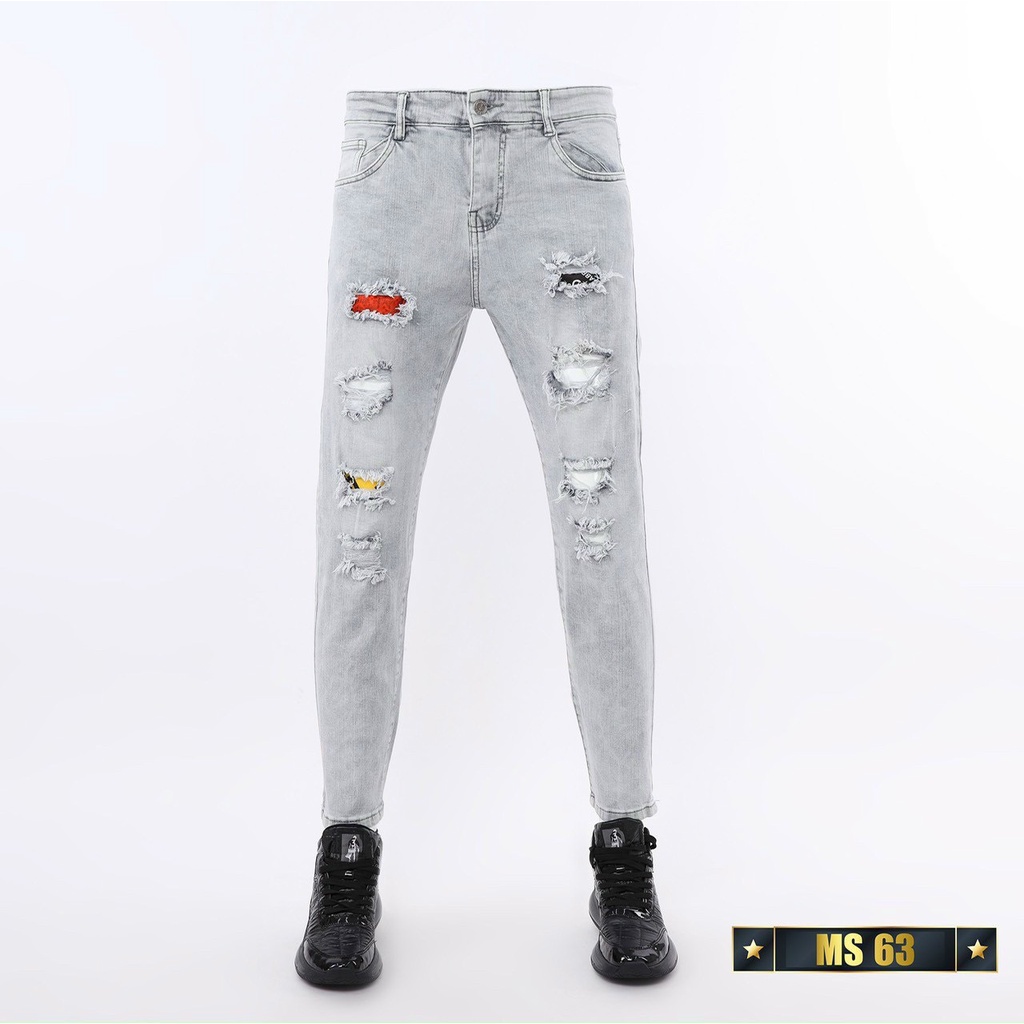 Quần jean nam - quần bò nam co dãn ôm form tôn dáng chuẩn Muradfashion NT18