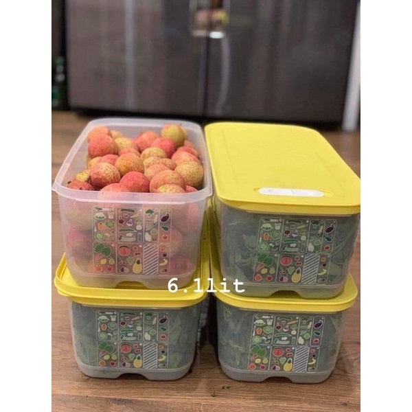 Hộp Ventsmart 6.1l - Hàng chính hãng Tupperware - Trữ rau củ quả tươi, không héo, úa trong 2-3 tuần