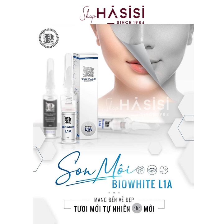 Kem Khử Thâm Làm Hồng Môi - MIBITI PRUDENTE - Biowhite 5ml #L1A