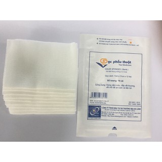 Gạc phẫu thuật đã tiệt trùng 1 bịch/10 gói