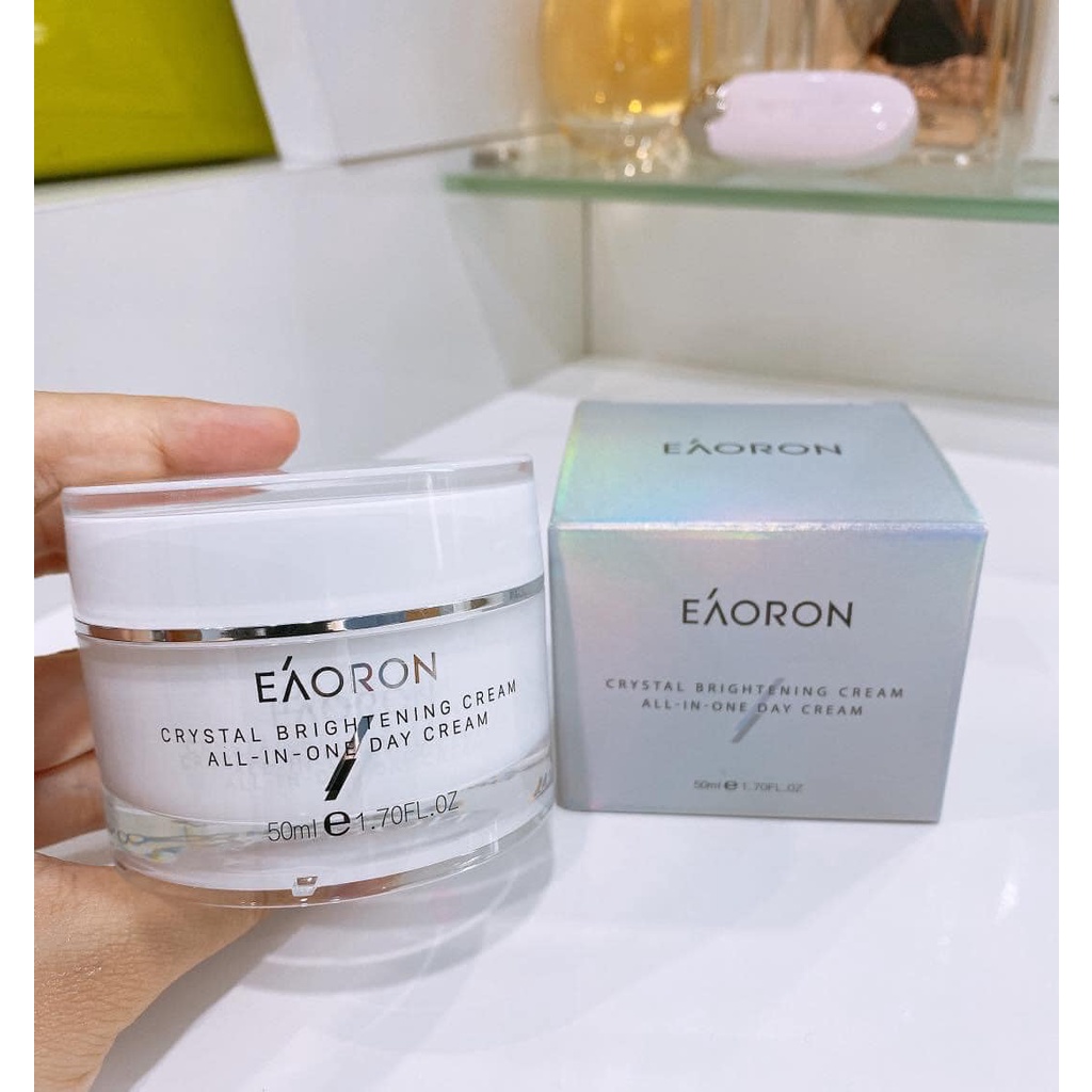 Kem Dưỡng Da Ban Ngày Và Đêm Eaoron - Crystal White Brightening &amp; Shining Cream - 50g
