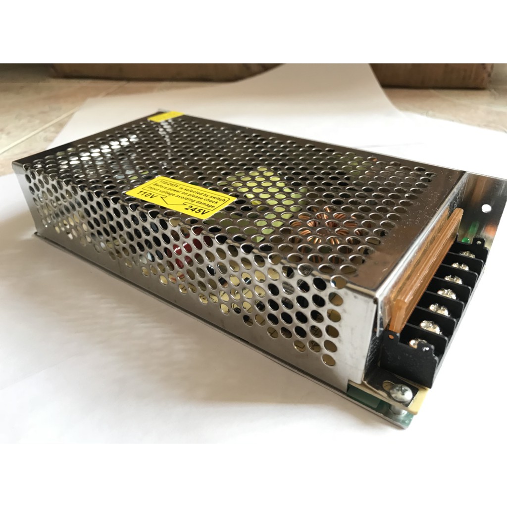 Nguồn tổng 12V -10A cho Camera và biển LED