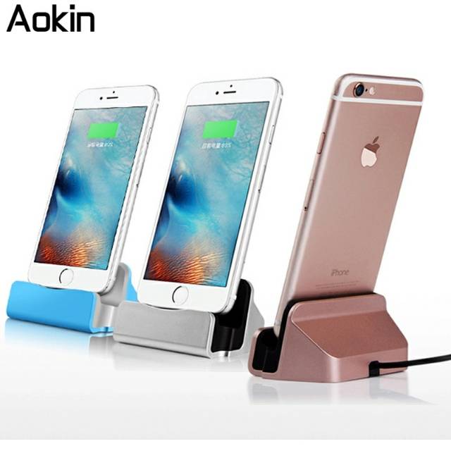 Dock Sạc Đứng Cho Iphone 5s 5c 6s 7 8 6 Plus Touch5 Ipad Mini Ipod