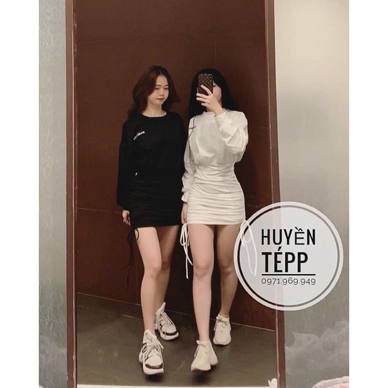 Váy body rút dây dành cho nữ