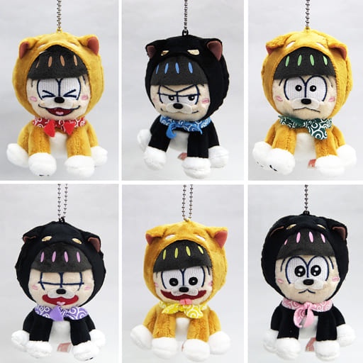 Móc chia khóa bông Shibamatsu Friend với chuỗi collection "Osomatsu-san" (linh vật móc chìa khóa) ch