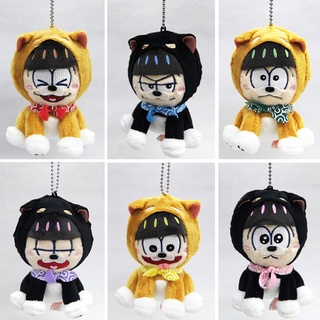 Móc chia khóa bông Shibamatsu Friend với chuỗi collection "Osomatsu-san" chính hãng Nhật Bản