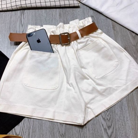 Quần Xốp lưng thun đóng nút 2 túi kiểu Cao Cấp