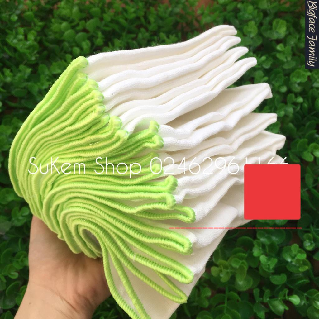 Khăn Sữa/Khăn Xô Mipbi Xuất Nhật 100% Cotton Tự Nhiên Set 10c
