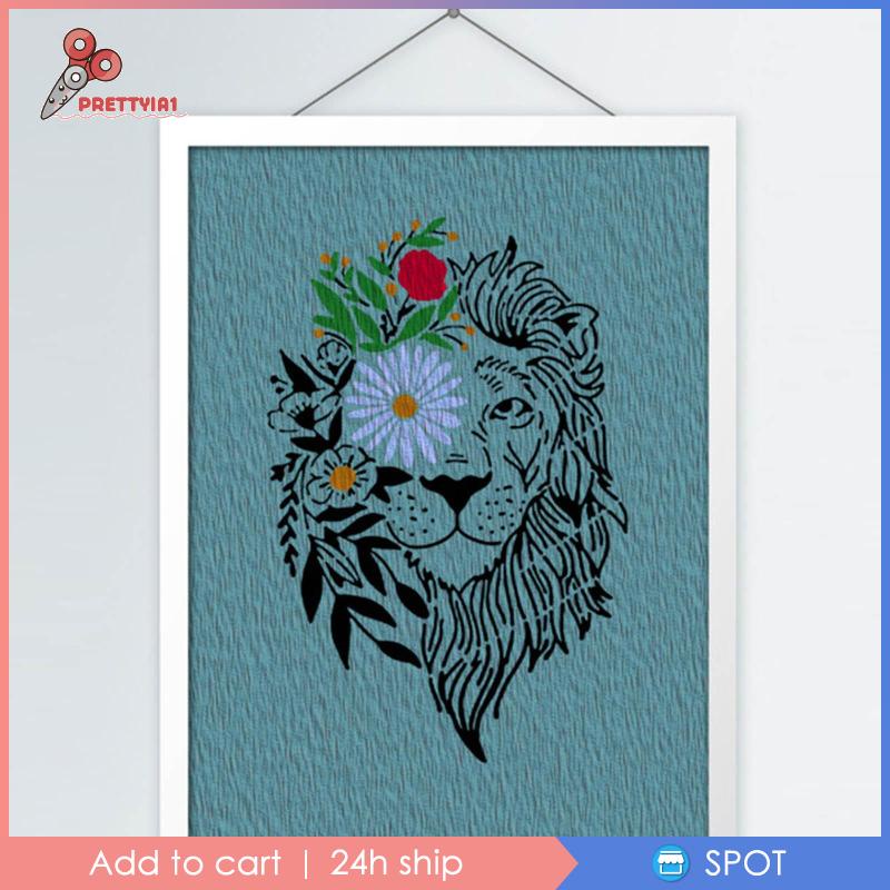 1 Khuôn Vẽ Trang Trí Họa Tiết Mandala Khổ A4 21x29cm