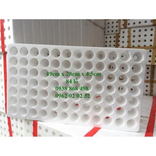 [LÀM VƯỜN] Combo 10 Khay xốp ươm hạt 84 lỗ