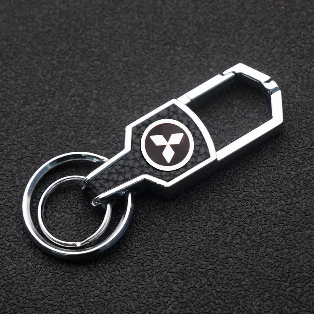 1 Móc Khóa Kim Loại 3D Thời Trang Sáng Tạo Dành Cho Xe Hơi Mitsubishi
