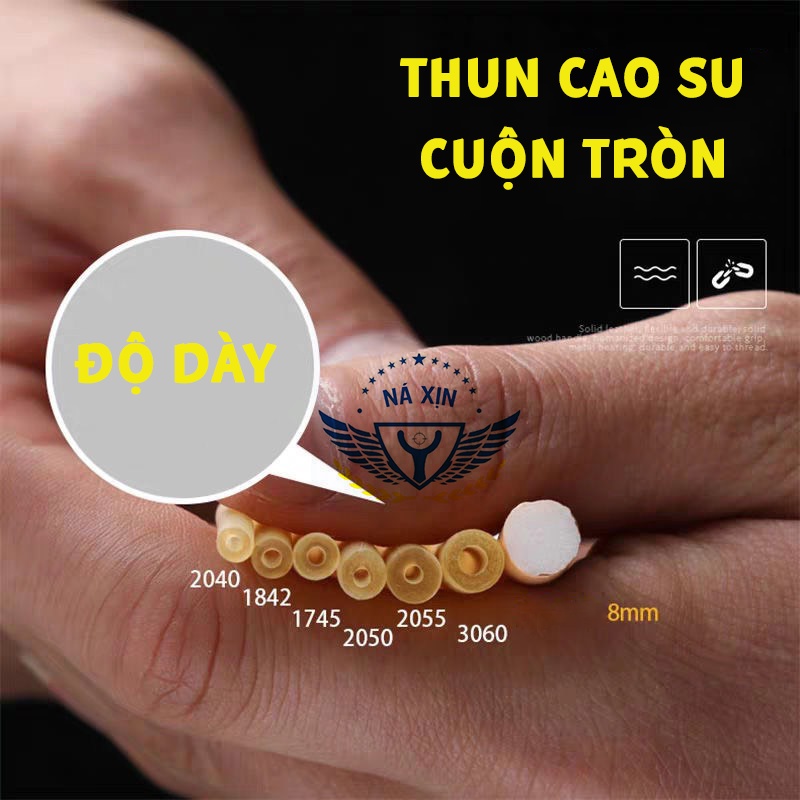 5 Mét Dây thun cao su tròn ống làm ná cao su bắn cá, tập thể thao, dùng trong các hoạt