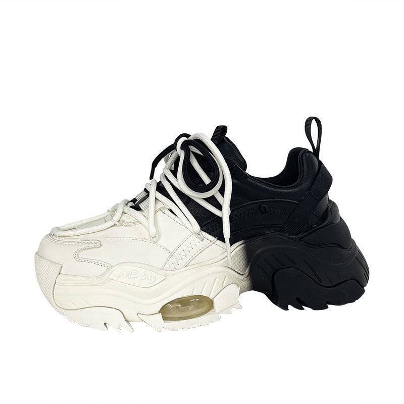 Giày Sneaker Đế Dày Tăng Chiều Cao Màu Sắc Hợp Thời Trang