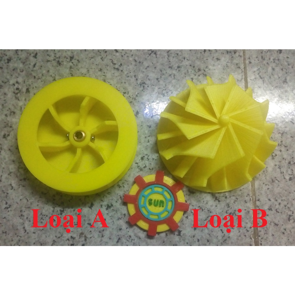 Cánh quạt in 3D chế máy hút thổi bụi chế cho ống nước động cơ 775