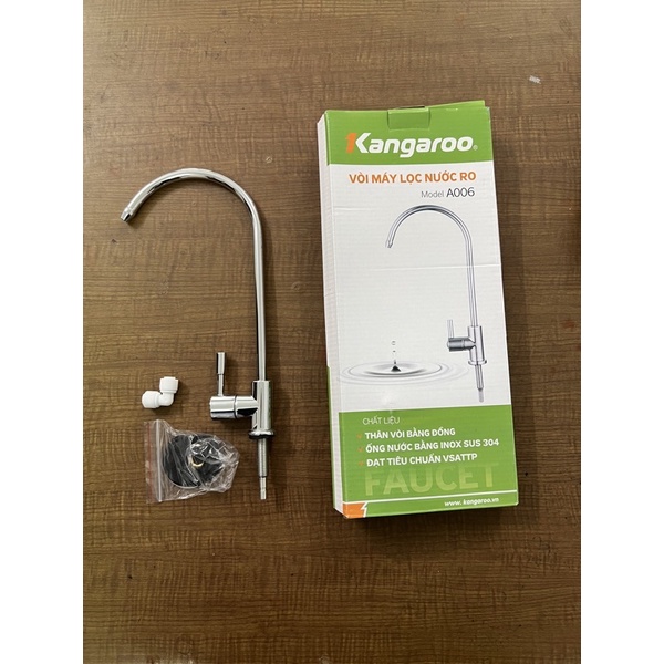 Vòi ro  inox sử dụng cho máy lọc nước kangaroo