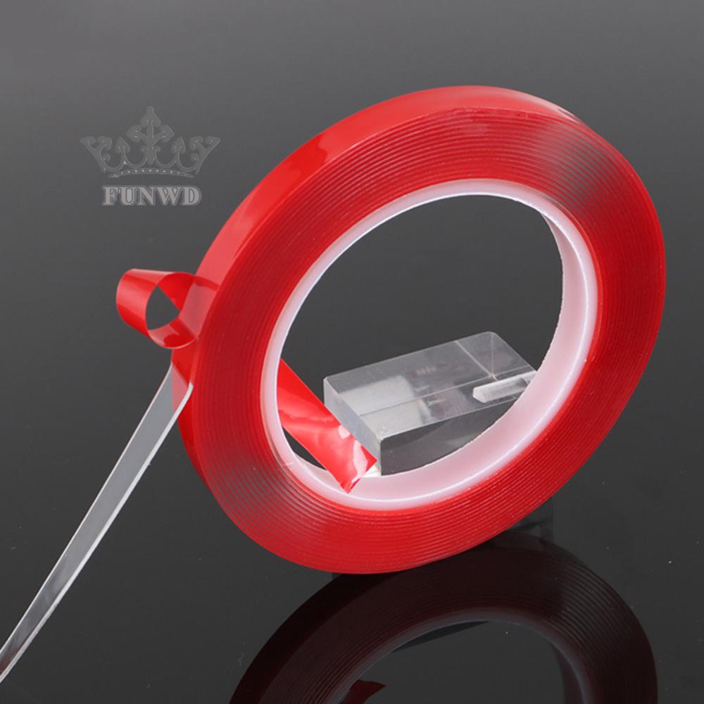 Băng keo dính bằng acrylic trong suốt hai mặt 300cm chống tia UV