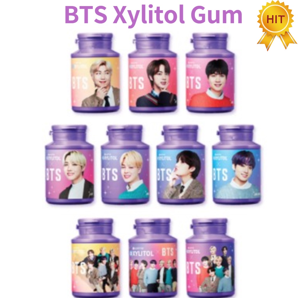 kẹo cao su Xylitol kẹo cao su xylitol bts bts xylitol gum BTS Xylitol BIG Purple Mix, 154g of gum, BTS gum